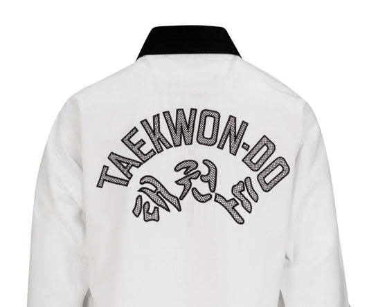 V-Neck Black Embroidered