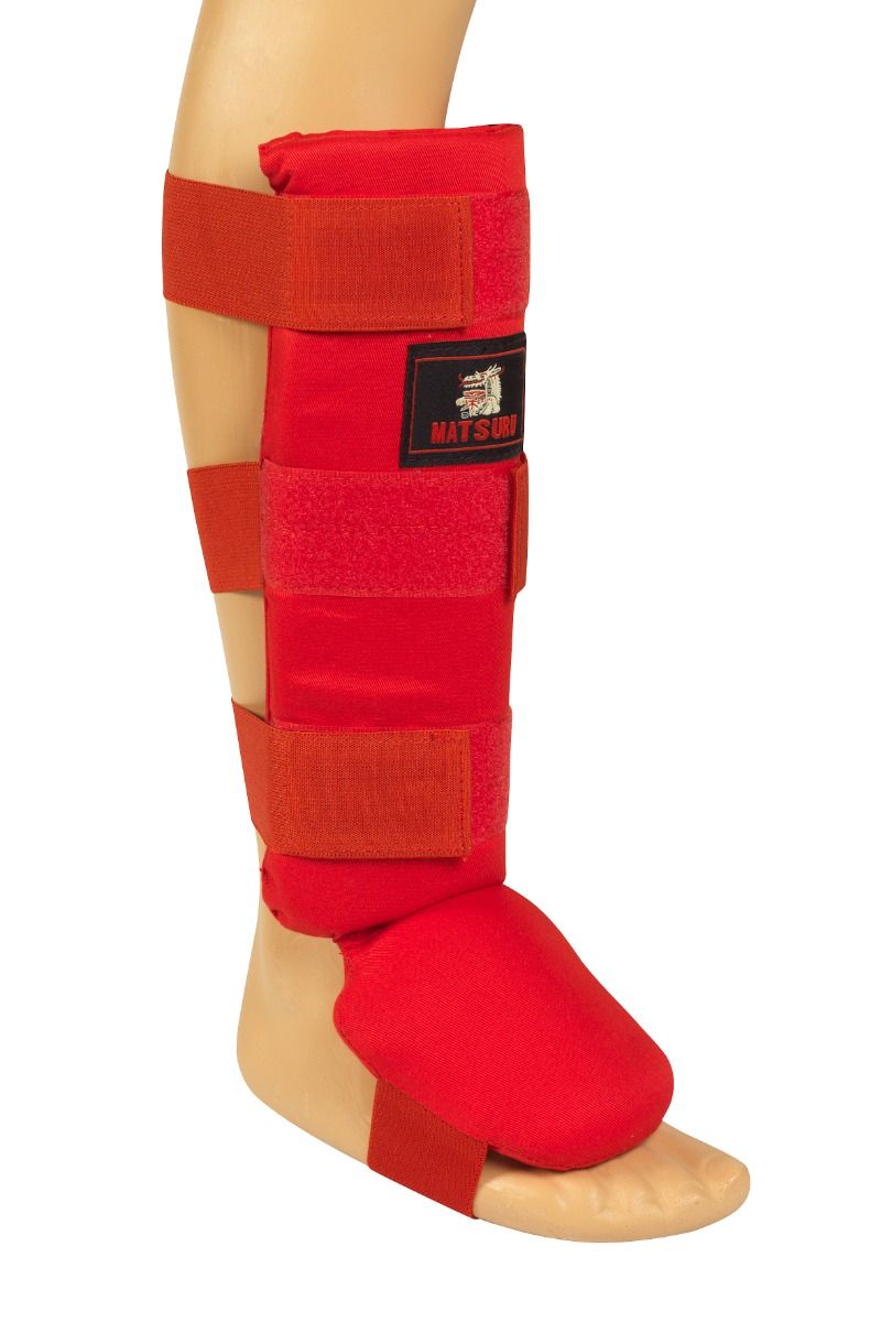 Shin/instep protector Thai - Red