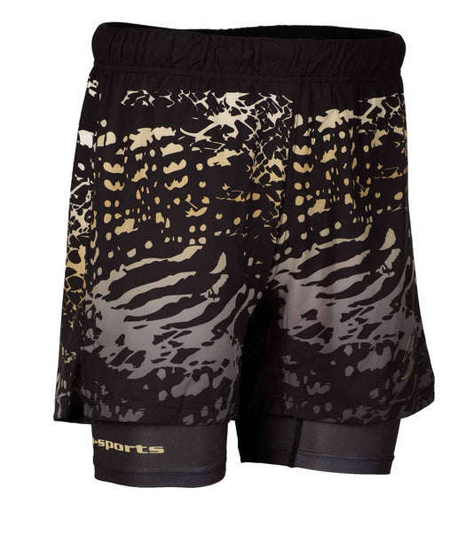 Grappling shorts flex double