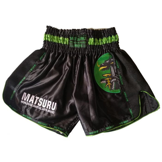 Matsuru Kickboxing Shorts Red, Blue, Green, Pink, Black