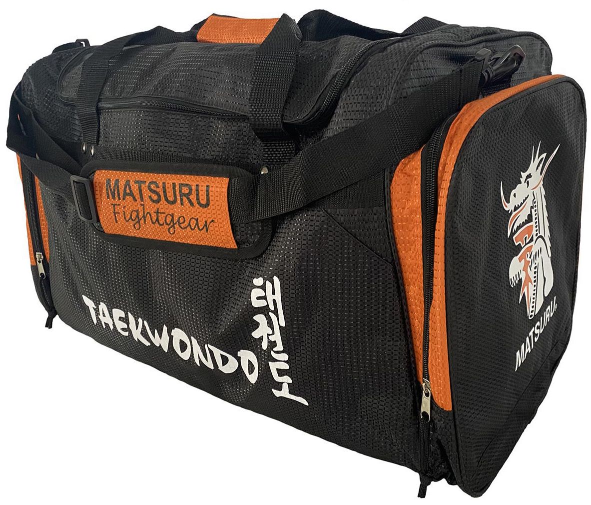 Bag Hong Ming Large TAEKWONDO - black/orange