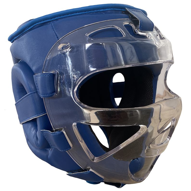 Headguard mask PU blue