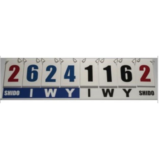 Judo scoreboard blue/white