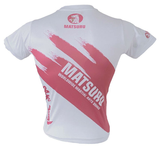 Matsuru short sleeve JUDO white-pink