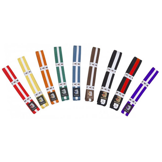 Budo Band Witte Streep-Oranje-240 cm