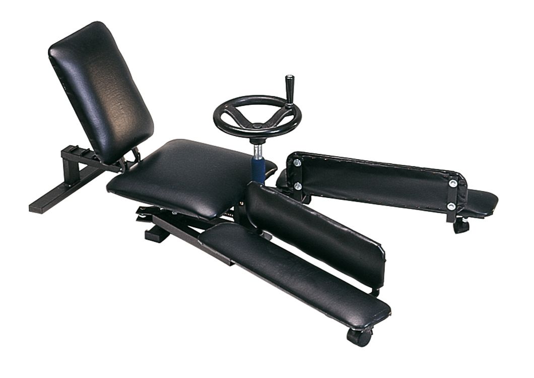 Rack leg stretcher machine