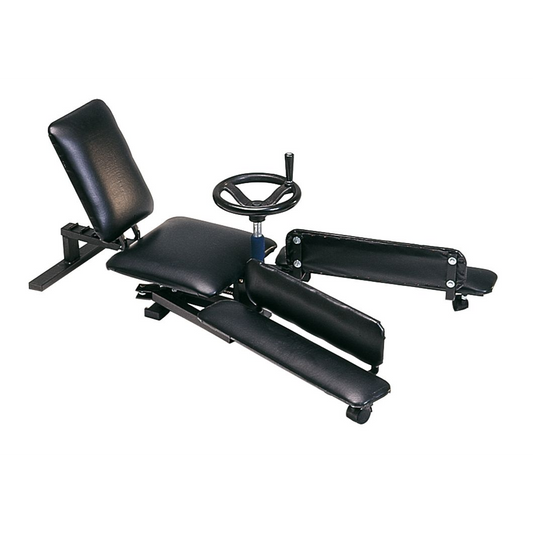 Rack leg stretcher machine