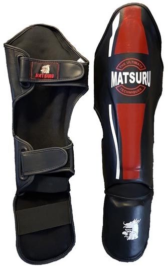 Shin Instep Breker Black / Red / White