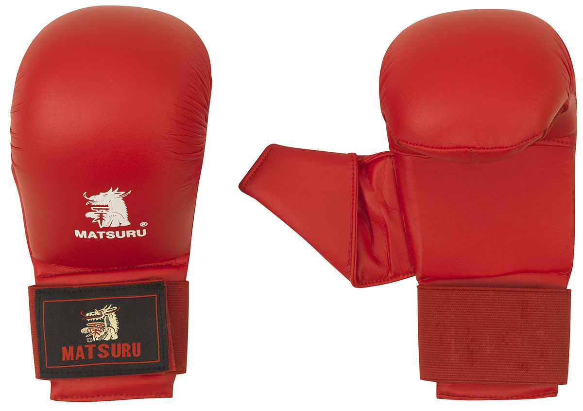 Karate fist with thumb - Red