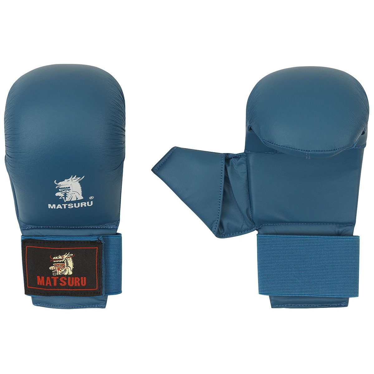 Karate fist with thumb - Blue