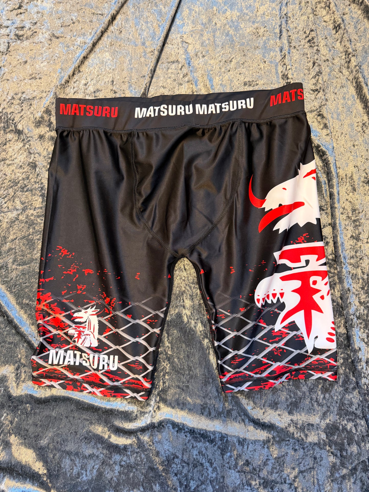 Matsuru Compression Shorts Red/Black