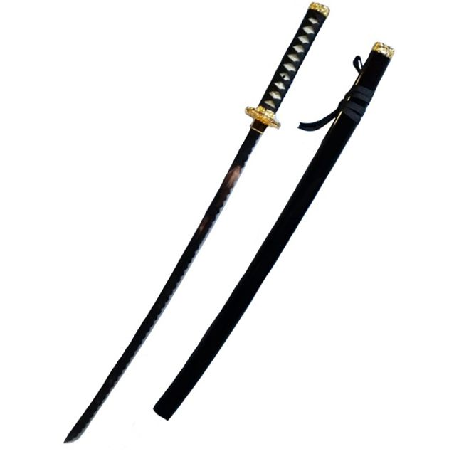 Katana sword black 105 cm