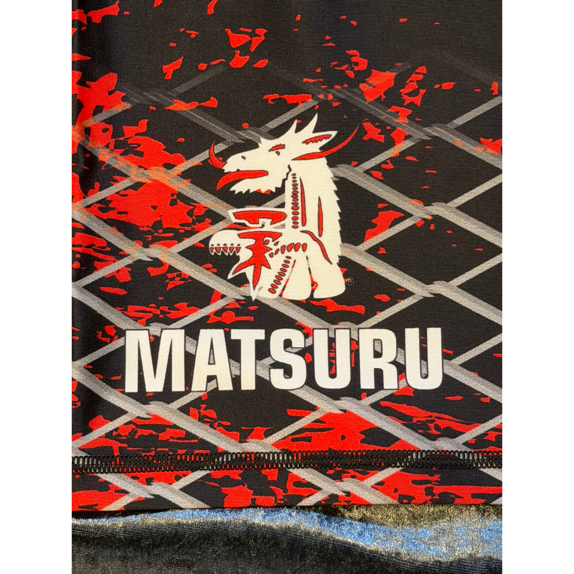 Matsuru Compression Shorts Red/Black
