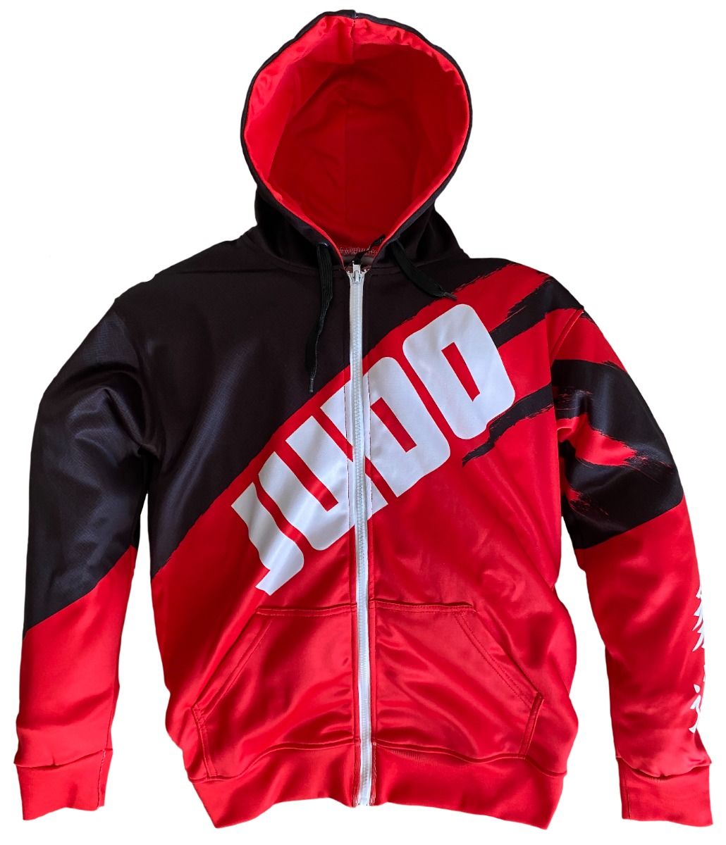 Jacket Judo Sublimation black-red