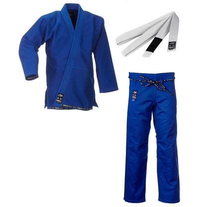 BJJ beginners' gi Fortaleza Black/Blue/White