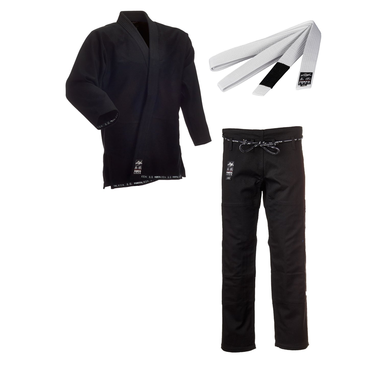 BJJ beginners' gi Fortaleza Black/Blue/White