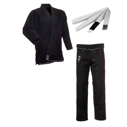 BJJ beginners' gi Fortaleza Black/Blue/White