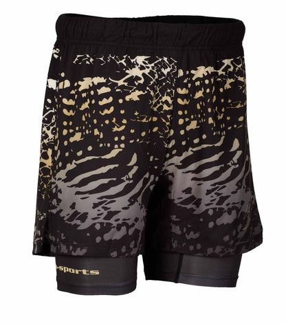 Grappling shorts flex double
