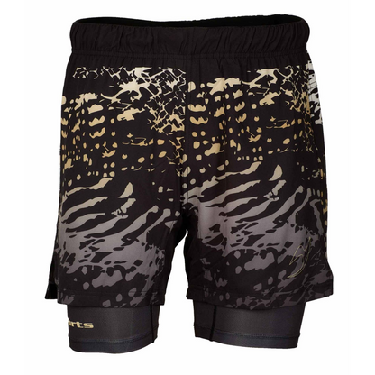 Grappling shorts flex double