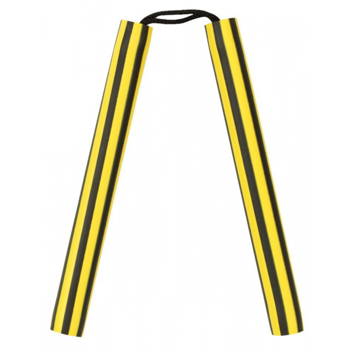 Nunchaku Rubber Black/Red, Black/Yellow