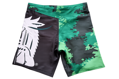 Matsuru MMA Shorts Green/Black