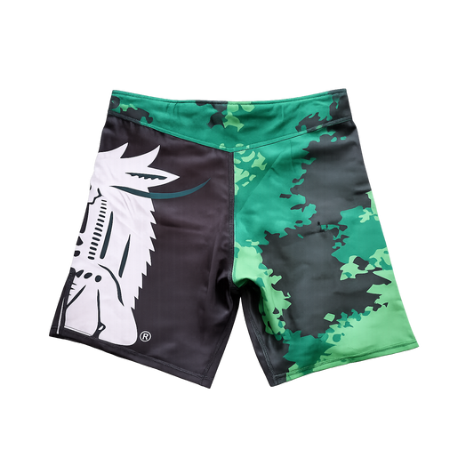 Matsuru MMA Shorts Green/Black