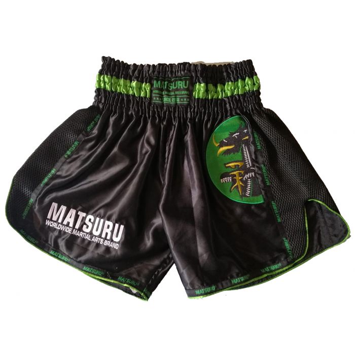 Matsuru Kickboxing Shorts Red, Blue, Green, Pink, Black