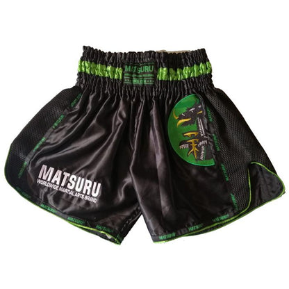 Matsuru Kickboxing Shorts Red, Blue, Green, Pink, Black
