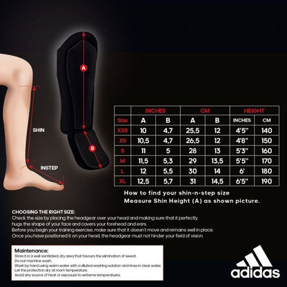 Adidas shin & instep protector black