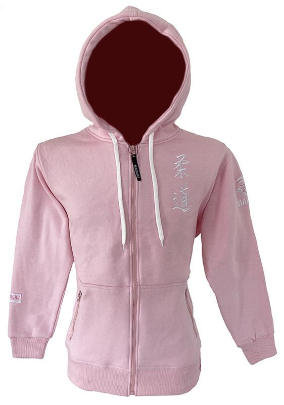 Matsuru Sweater Judo with zipper - pink