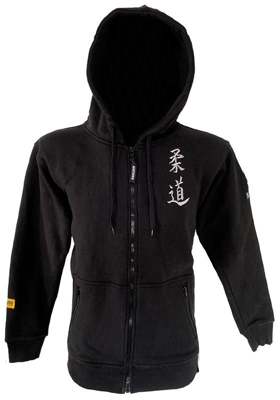 Matsuru Sweater Judo with zipper - black