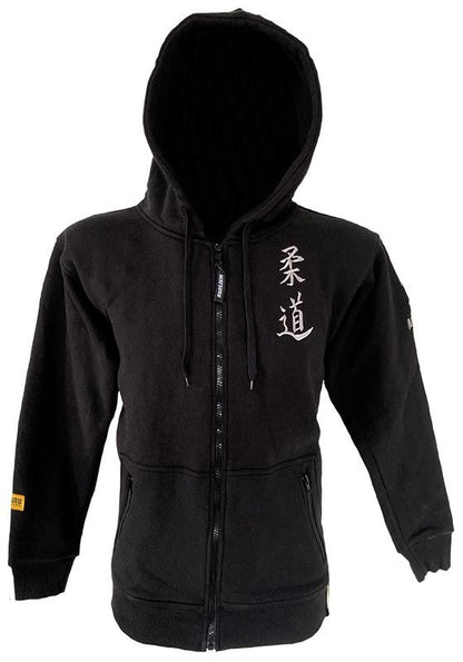 Matsuru Sweater Judo with zipper - black