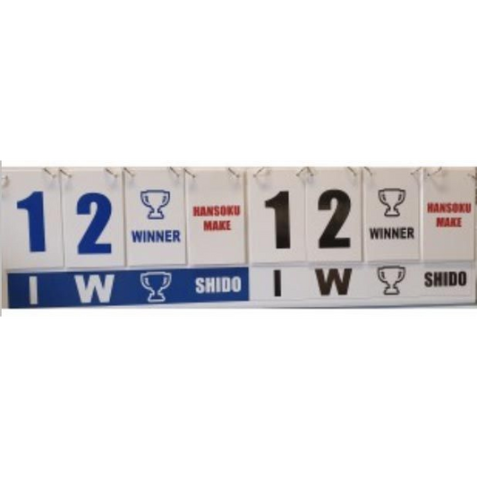 Judo scoreboard blue/white