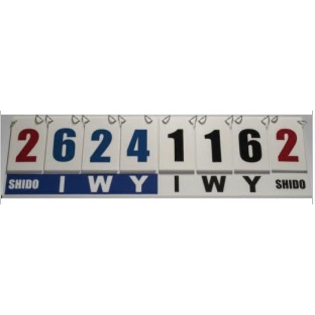 Judo scoreboard blue/white