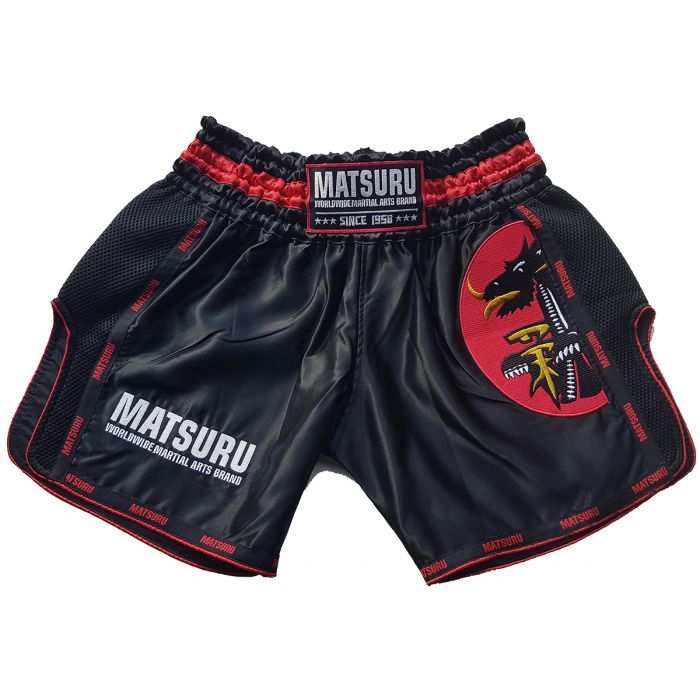 Matsuru Kickboxing Shorts Red, Blue, Green, Pink, Black