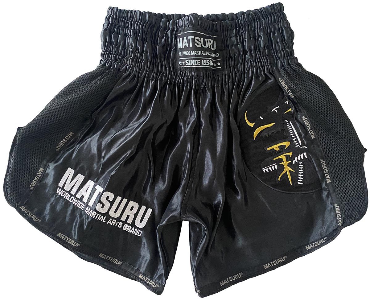 Kickboxing Short Matsuru Black