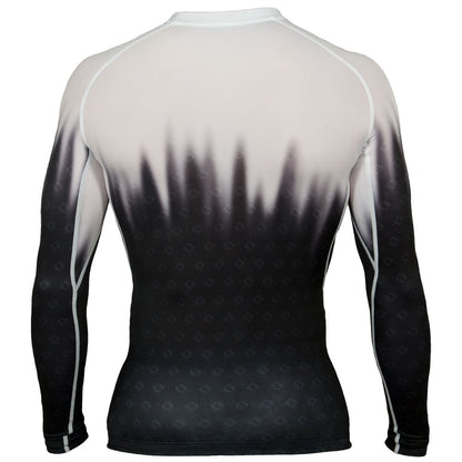Budo-Nord Combat Compression Long Sleeve Herre – Hvid/Sort