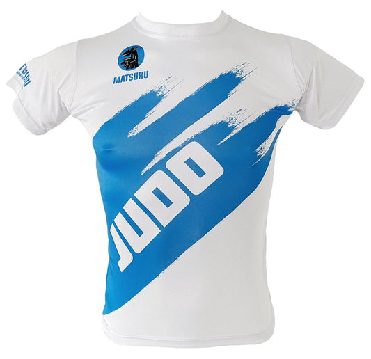 Matsuru short sleeve JUDO white-blue