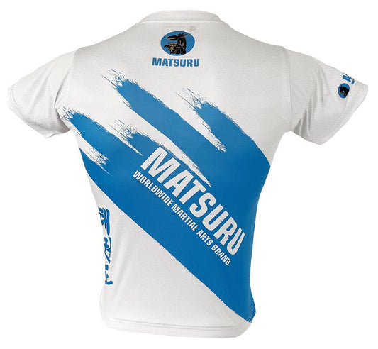 Matsuru short sleeve TKD white-blue