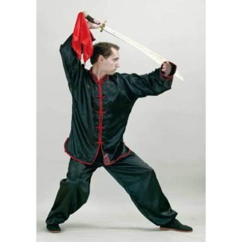 Kung Fu sæt - sort med rød