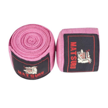 Matsuru boksebandage uelastisk - pink