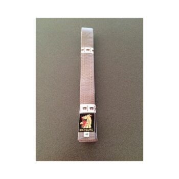 Matsuru BJJ Bælte - grå/sort