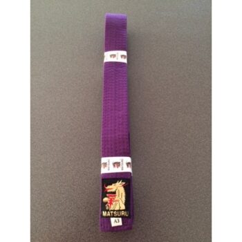 Matsuru BJJ Bælte - lilla/sort