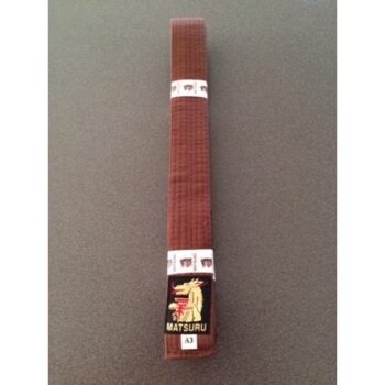 Matsuru BJJ Bælte - brun/sort